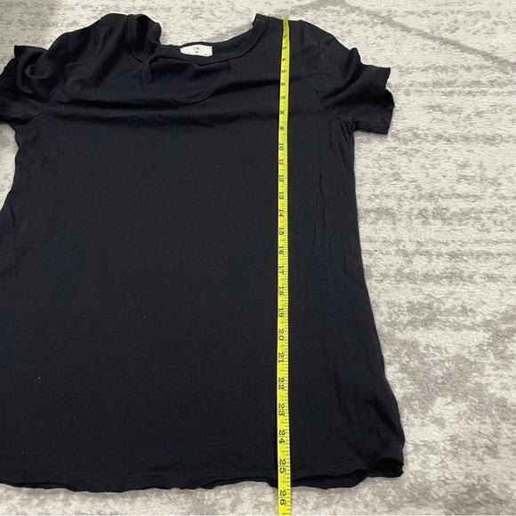 t.la by Anthropologie Black Cut Out Short Sleeve - Picture 8 of 8